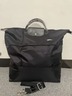 新品 ロンシャン ル 大容量 トラベルバッグ 拡張トラベルバッグ ブラック
