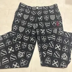PEARLY GATES シールドパターン パンツ サイズ5