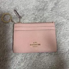 COACH カードケース パスケース ピンク