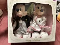 Disney ミッキー＆ミニー 和装 ウェディング ぬいぐるみ