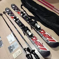 美品　サロモン　スキー板＆ビンディングとポールセット