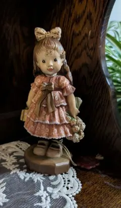 速達 アンリ ANRI サラケイ 木彫り人形 イタリア 高さ18cm 限定品