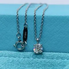 極美品✨ ティファニー ネックレス ソリティア PT950 約0.38ct - メルカリ