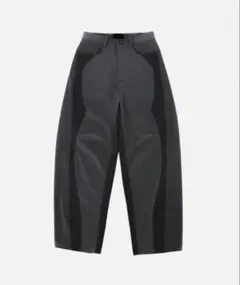 【ネット完売品】MSC BarkCurvedPants -Black size1