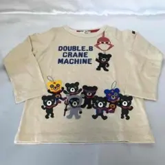 新品送料無料 ミキハウス 長袖Tシャツ服サイズ110 ダブルB DOUBLE.B