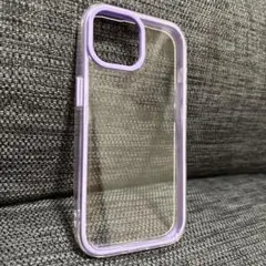iPhone15ケース　パープル