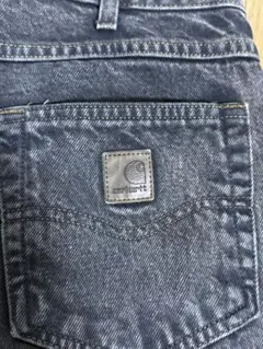 Carhartt ブラックストレートジーンズのサムネイル