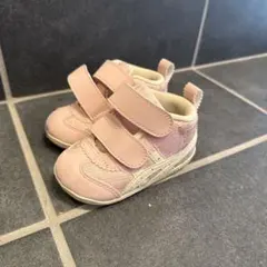 ASICS ベロクロシューズ 12.5cm ピンク