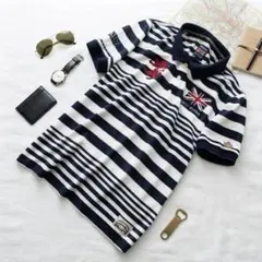 アドミラル×ニコル 別注 ADMIRAL メンズポロシャツ ゴルフ/L【美品】のサムネイル