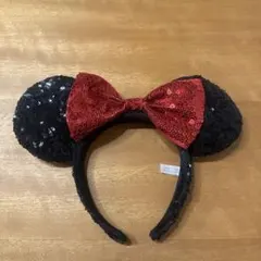 ディズニー ミニー カチューシャ スパンコール