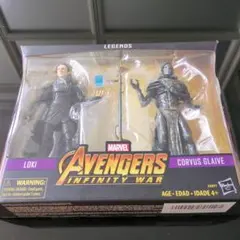 【廃盤未開封】アベンジャーズ フィギュア ロキ & コーヴァス・グレイヴのサムネイル