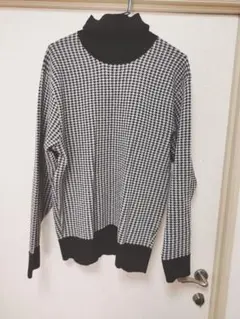 GU　タートルネックチドリセーター　Lサイズ　メンズ