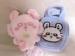 ちいかわ ぬいぱれっと さくらいろマスコット てのひらバッグ モモンガ ２点