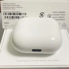 ［正規品］AirPods 4 第四世代　ケース　アイポーズ　ANC 無し充電器