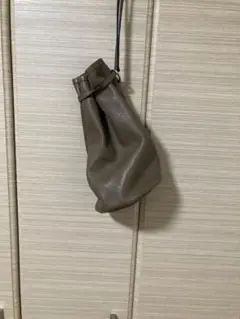 Daniel&Bob P.SACCA 巾着バッグ トープ レザー