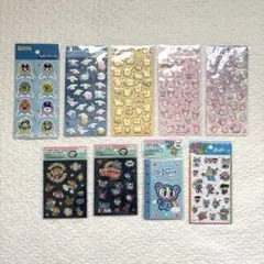 ぷくっとシール　サンリオ　たまごっち　ミルモ　ダイソー　セリア　エンジェルブルー