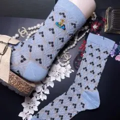 ★春夏新品★KT227# ヴィヴィアン ウエストウッド　浮き彫り　靴下　ソックス