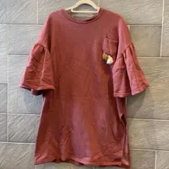 韓国子供服　Peach&Cream チュニックワンピ