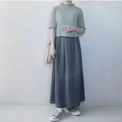 chiii×Rafraf 小花柄スカート