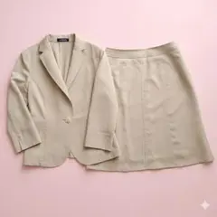 NEW YORKER セットアップ スーツ ベージュ 7号