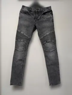 cook jeans biker denim skinny BALMAIN好きに - メルカリ