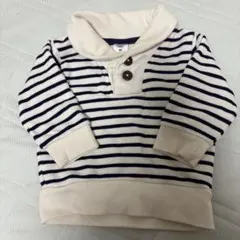 SIMPLE FREE ボーダー トレーナー 80cm