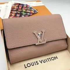 상태좋음 ★ルイヴィトン ポルトフォイユ カプシーヌ コンパクト 三つ折り財布