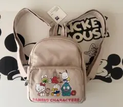 新品タグ付き★サンリオキャラクター リュック・バックパック ベージュ