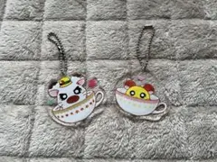 ハム太郎カフェ アクリルキーホルダー タイショーくん&ちび丸ちゃんセット