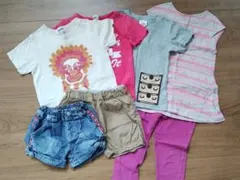 100センチ　女の子服セット　夏　半袖　まとめ売り　キッズ