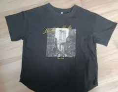 しまむら　 プリントTシャツ ブラック Mサイズのサムネイル