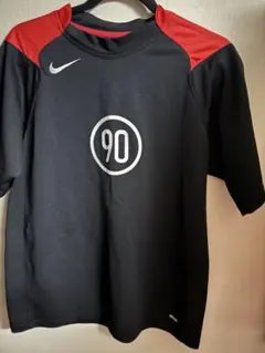 NIKE Total 90 長袖シャツ 赤黒 ストライプ L - メルカリ