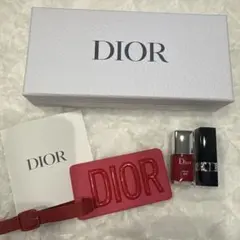 【新品未使用・非売品】Dior ラゲージタグセット ミラー付き ディオール
