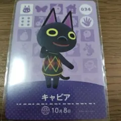 あつまれどうぶつの森　amiiboカード　キャビア