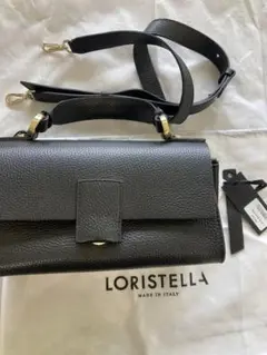 LORISTELLA レザー ハンドバッグ 黒