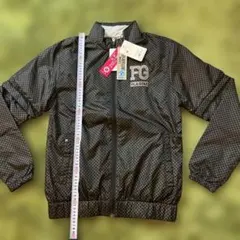 新品Mサイズ　フィラゴルフメンズ防風撥水加工裏蓄熱起毛防寒アウタージャケット　黒