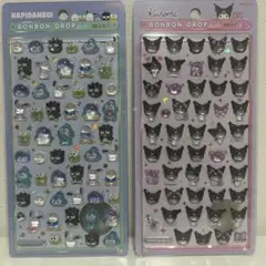 正規品 サンリオ　ボンボンドロップシール　ミニ　はぴだんぶい　クロミ
