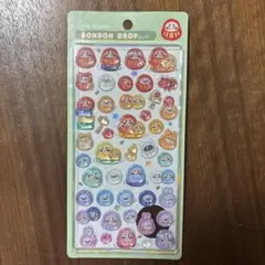 ボンボンドロップシール　和柄　だるま