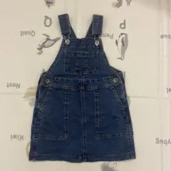 ユニクロ　UNIQLO デニム オーバーオール ジャンバースカート 110cm