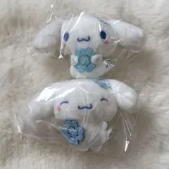 匿名配送】サンリオ☆シークレットマスコットブローチ 水色クローバー