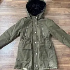 152cm ZARA カーキ　中綿コート　キッズ　アウター　コート　ザラ　ザラ