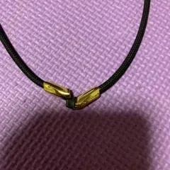 Phiten ネックレス ブラック ゴールドのサムネイル