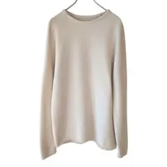 00s コットンニット クルーネック ホワイト