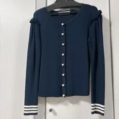 BORDERS at BALCONY ボーダーズアットバルコニー　長袖カーディ…