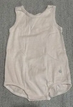 【美品】プチバトー ストライプ タンクトップ スナップボタン付き