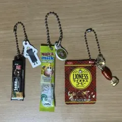 食べ物ガチャガチャ、キーホルダーセット
