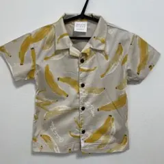 Gelato Pique バナナ柄 半袖シャツSサイズ（110-120cm）