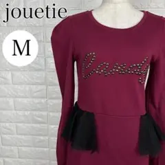 jouetie ペプラムデザイン ミドルワンピース ピンク 長袖 A1623のサムネイル