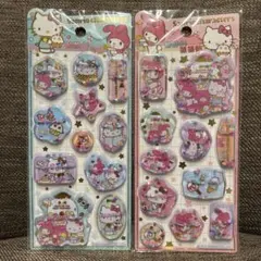 ② サンリオ　シャカシャカウォーター　シール マイメロディ　ハローキティ　2枚