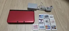 ニンテンドー3DS LL レッド 本体 ACアダプター付き